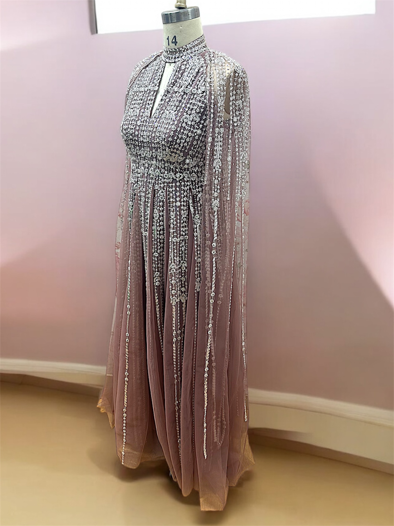 Custom made gown for a client