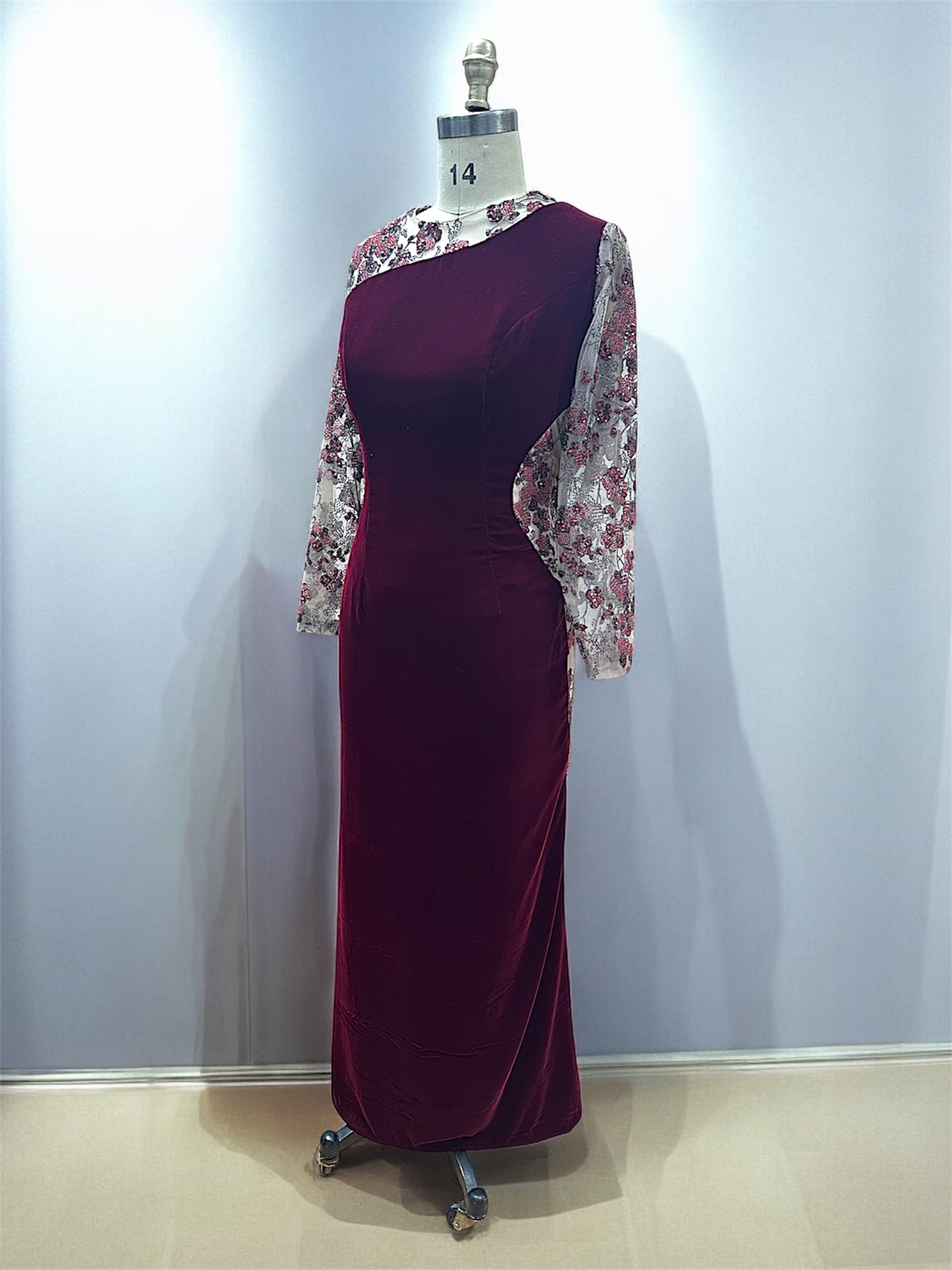 Custom made gown for a client