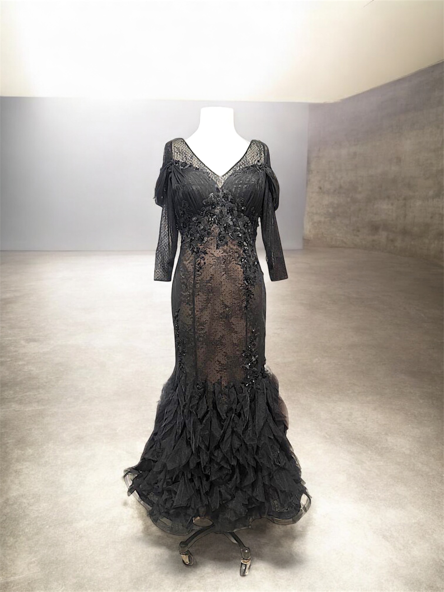 Custom made gown for a client